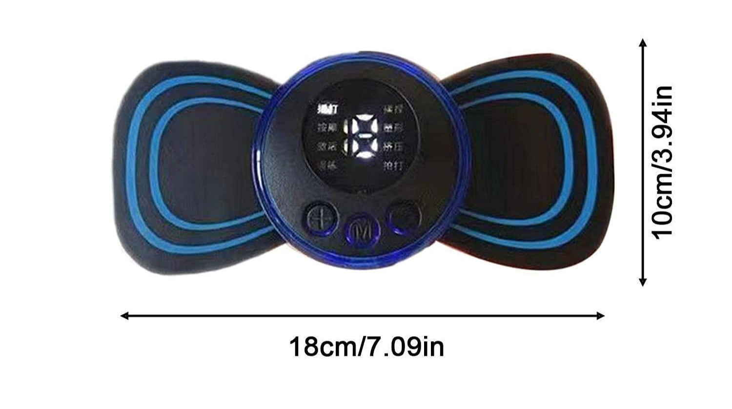 Mini Massager with 8 Modes and 19 Strength Levels,Rechargeable Electric Massager for Shoulder,Arms,Legs,Back Pain for Men and Women